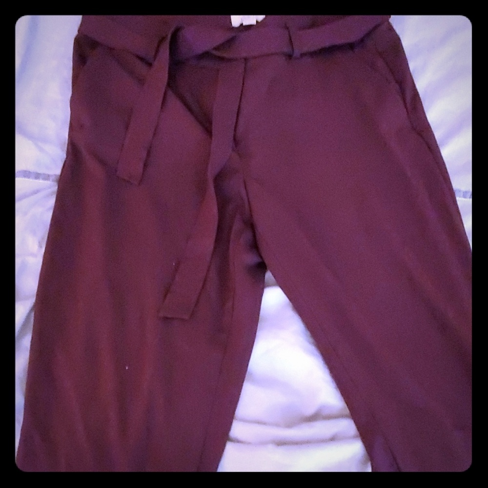 Burgundy Pants